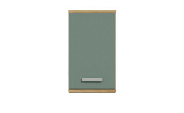 Oberschrank Venus in der Farbausführung Salbeigrün, Frontansicht