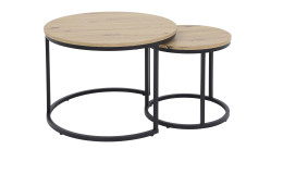 Couchtisch Luna in der Farbe Artisan Eiche