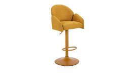Barhocker Hilda in der Farbe gelb