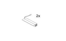 Rückwandbeleuchtung Shilo in warmweiß.