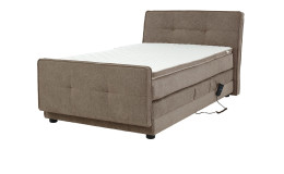 Boxspringbett Pia in der Farbe Hellbraun