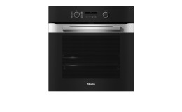 Einbau-Backofen mit Display und Edelstahlgriff, H 2851 BP