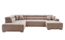 Basis-Wohnlandschaft För in einem Cordbezug in taupe