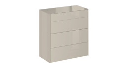 Kommode Couleur in der Farbe Kaschmir, Schrägansicht