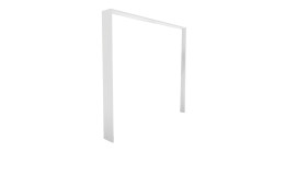 Passepartoutrahmen Queen in Alpinweiß.