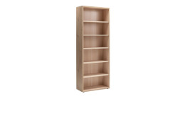 Regal Design-Office aus Holzwerkstoff in Artisan Eiche mit fünf Böden.