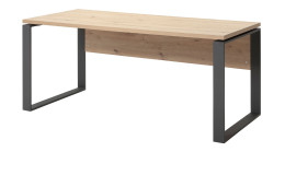 Schreibtisch Design-Office mit einer Tischplatte in Artisan Eiche und einem anthraziten Fuß.