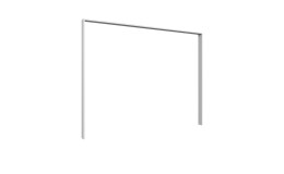 Passepartoutrahmen Sophia in der Farbe weiß