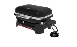 Elektrogrill Lumin Compact Black von Weber in schwarz, Thermometer analog im Deckel