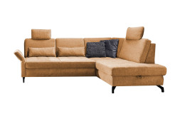 Komfort-Ecksofa Westminster, in der Farbausführung Cognac
