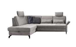 Komfort-Ecksofa Westminster, in der Farbausführung Stell