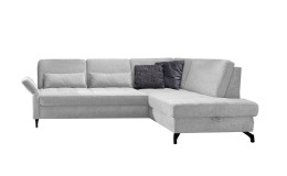 Basis-Ecksofa Westminister in der Farbe Silver