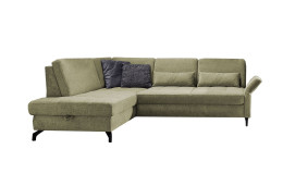 Basis-Ecksofa Westminister in der Farbe grün