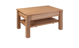 Couchtisch Sun aus Massivholz Kernbuche mit Schublade