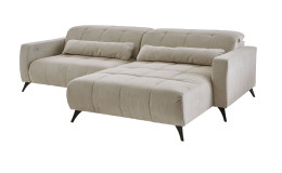 Wohnlandschaft Nago in der Farbe grau