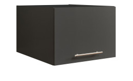 Aufsatzschrank Laundry in Anthrazit mit einem Griff in chrom matt