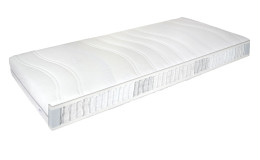 Taschenfederkernmatratze Pro Air Vital 90 x 200 cm H3 in einem weißen Bezug