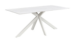 Esstisch Bridget in der Farbe Weiß