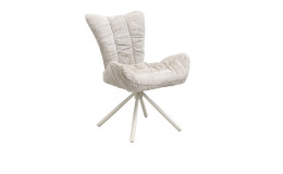 Stuhl Lola in der Farbe Cremeweiß