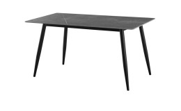 Esstisch Murcia mit einer Platte in Marmoroptik grau