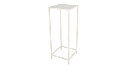 Beistelltisch Vera in sand aus Metall.