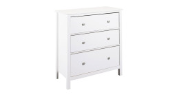 Kommode Cindy in der Farbe weiß