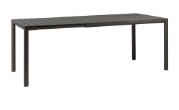 Gartentisch Tevere 147, aus UV-beständigem Fiberglass-Polypropylen in Anthrazit