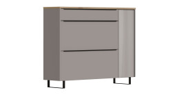 Schuhschrank Brera, Schrägansicht