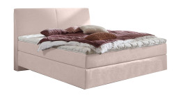 Boxspringbett vito Assetto in der Farbe Taupe
