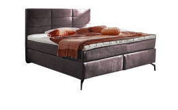 vito Asetto Basis - Boxspringbett in der Farbausführung Beluga