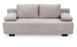 Schlafsofa LIV'IN Malmö in grau, Frontansicht