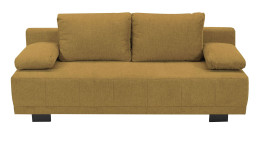 Schlafsofa LIV'IN Malmö in curry, Frontansicht