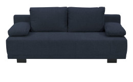 Schlafsofa LIV'IN Malmö in dark blue, Frontansicht