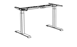 Elektro-Untergestell vito Vary Ausführung Weiß matt