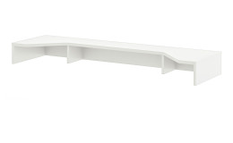 Schreibtisch-Aufsatz vito Vary im Dekor Ice White supermatt