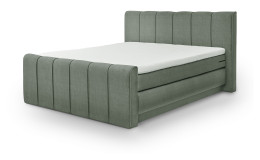 Boxspringbett set one Fairfield im Bezug Winter Moss