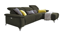 Basis - Ecksofa Musterring MR 370, in der Farbausführung oliv