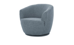 Sessel Musterring MR 9455, in der Farbausführung Blau, Schrägansicht