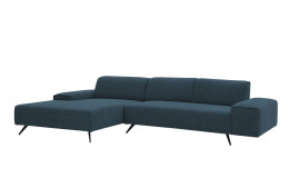 Komfort-Wohnlandschaft Musterring MR 2985, in der Farbausfürhung Navy, Schrägansicht