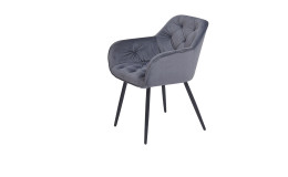 Stuhl Antonia in der Farbe Grau