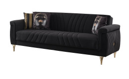 Schlafsofa Lecce in der Farbausführung Anthrazit