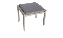Gartenhocker Mira in taupe und beige