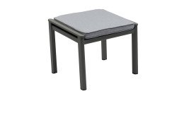 Gartenhocker Miro in Anthrazit und grau