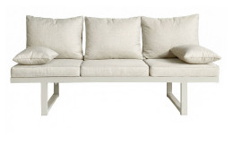 Gartensofa Bondino in beige/taupe, inkl. Sitz- und Rückenkissen