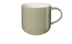 Der ASA Selection Henkelbecher Coppa 400 ml ist ein schlichter grüner Keramikbecher mit Henkel, der sich perfekt zur Dekoration eignet.