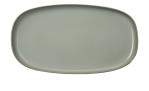 ASA Selection Platte oval Saisons, Steinzeug, grün, 31 x 18 cm, glatte Oberfläche und leicht erhöhte Ränder.