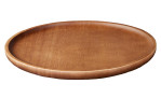 Der Holzteller Wood 30 cm von ASA Selection ist ein rundes, flaches Holztablett mit erhöhtem Rand auf weißem Hintergrund.