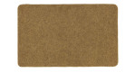 Die Astra Fußmatte Power Rib 40 x 60 cm ist eine schlichte, beigefarbene, rechteckige Fußmatte aus Polypropylen mit abgerundeten Kanten.
