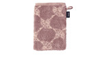 JOOP! Waschhandschuh Classic Cornflower, 16x22 cm, mauve, geometrisches Blumenmuster, mit Aufhängeschlaufe und Anhänger.