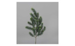 Kiefernzweig 70 cm aus Kunststoff in grün mit braunen Zweig. Auf einem grauen Hintergrund.